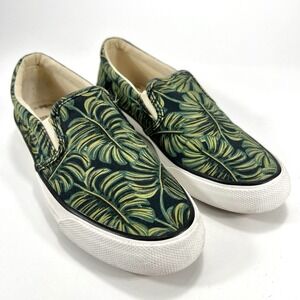 Keds Rifle Paper Co Slip On Shoes Women's 8 Floral Tropical Resort Casual
